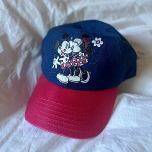 Disney Mickey and Minnie Baseball Cap OS NWT